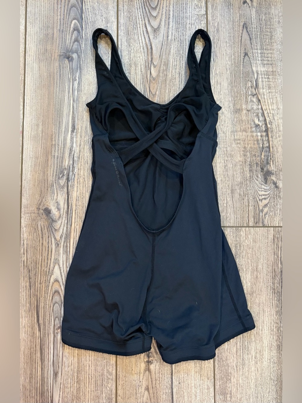 lululemon Upstage Dance Bodysuit Black One Piece Unitard Romper - Picture 6 of 8